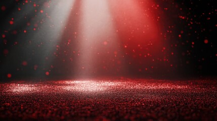 Aufkleber - black and red spotlight texture with a gradient and rough abstract background featuring bright shini