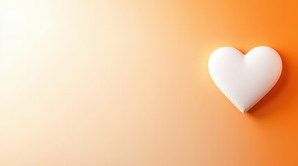 Poster - A beautiful gradient heart background filled with warm tones, ideal for creating a cozy and inviting atmosphere in romantic graphics and invitations.