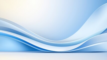 Poster - A captivating blue abstract background showcasing bold waves and contrasts, perfect for eye-catching designs, advertisements, and digital content.