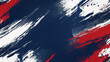 © Oleksandr - A bold abstract design featuring red, white, and navy blue brush strokes, creating a dynamic and vibrant background with a textured artistic feel.