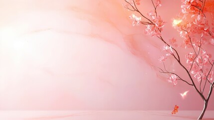 Poster - A tranquil pink marble background featuring smooth transitions and elegant designs, perfect for wellness themes, relaxation branding, and calming visuals.