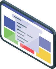 Poster - Electronic invoice displayed on a modern tablet, facilitating seamless online payment and digital transaction management