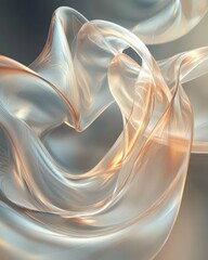 Poster - Ethereal Swirling Ribbon of Liquid Light