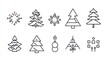 © Official - Simple Christmas Tree Icon Collection for Holiday Design