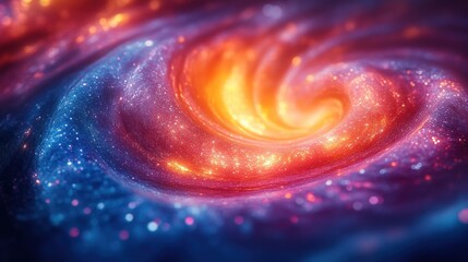 Abstract Vortex of Colors