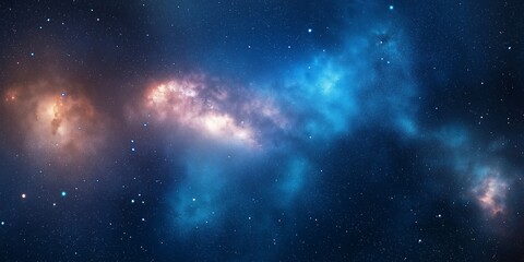 a breathtaking view of the milky way galaxy reveals cosmic wonders and unending mysteries of the uni