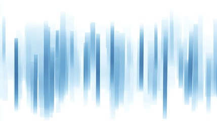 Poster - Blue Abstract Sound Wave Background Design