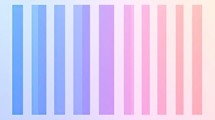 Poster - Colorful Vertical Stripes in Soft Gradient Background
