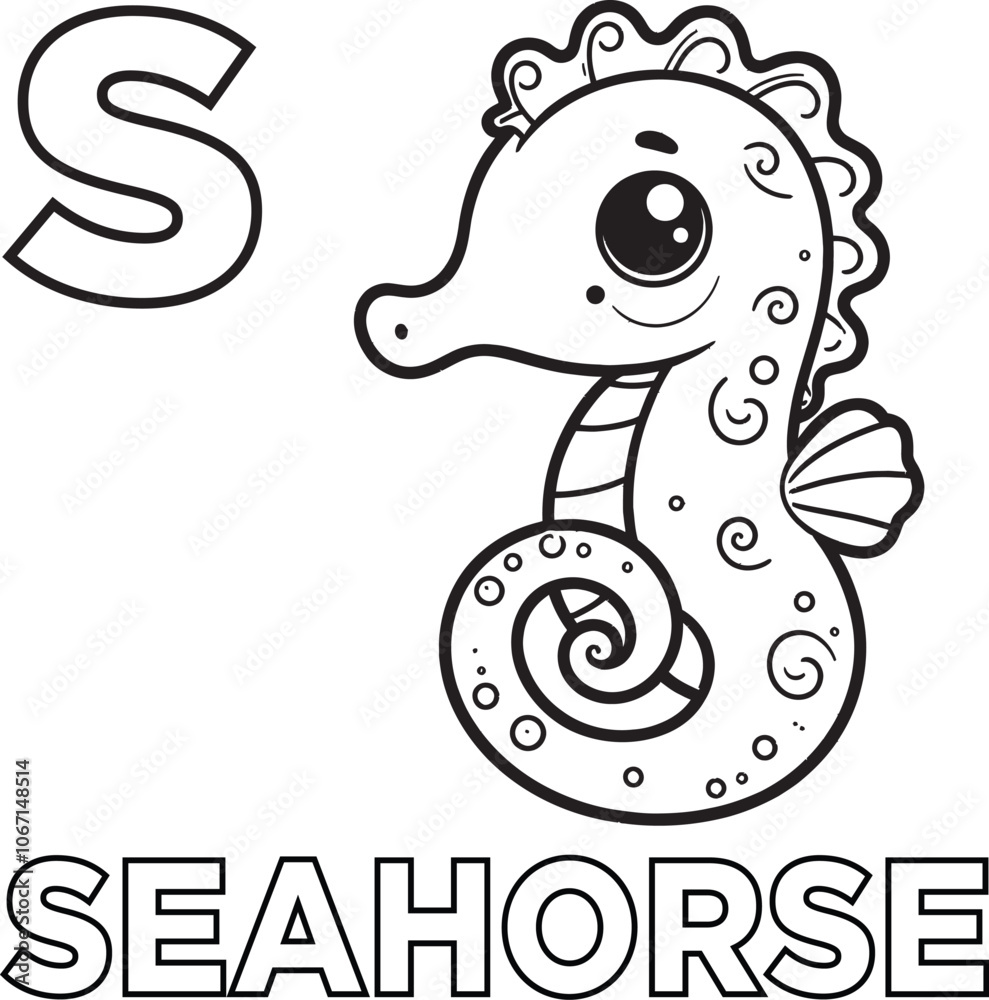 Sea creature ocean animals coloring pages for kids, ocean animals name ...