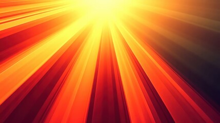 Wall Mural - Radiant sun rays creating a warm and vibrant atmosphere, abstract light background.