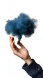 © Chano_1_na - A hand holding a vaporizer, surrounded by a cloud of blue smoke, showcasing the modern vaping lifestyle and creativity.