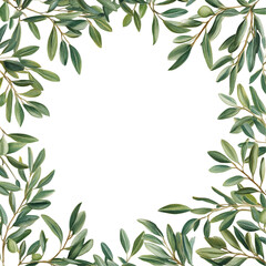 Wall Mural - Olive Branch Frame