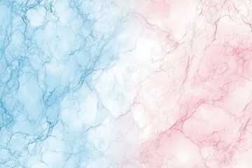 Sticker - Light pastel marble textured background with pink and blue streaks. 