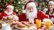 © MarkFinal - Festive Christmas Breakfast with Santa Claus and Friends