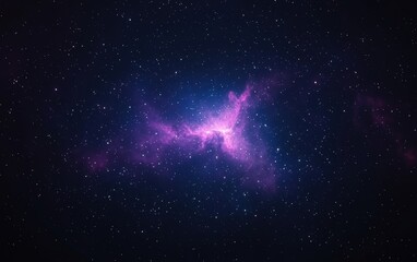 Wall Mural - A stunning cosmic nebula filled with vibrant colors, star clusters, and a mesmerizing cosmic backdrop, perfect for space enthusiasts and design projects.