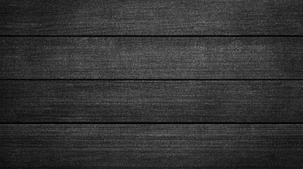 Poster - A close-up view of a textured black wood paneling background, perfect for design projects, presentations, or as a minimalist backdrop.
