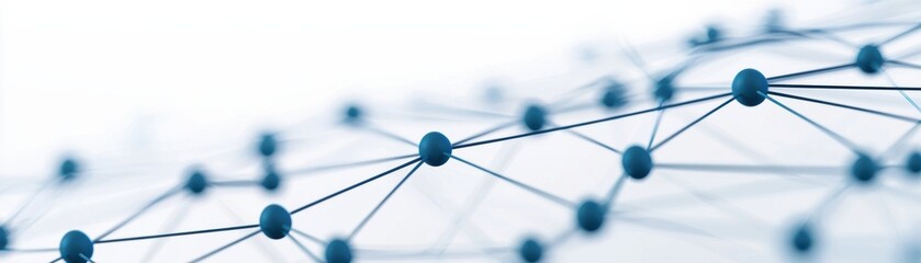 Sticker - A close-up view of a network structure showcasing interconnected nodes, symbolizing technology, communication, and digital connectivity.