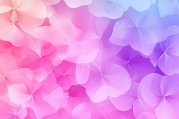 Poster - Soft pastel petals form a dreamy pink and purple backdrop, evoking tranquility