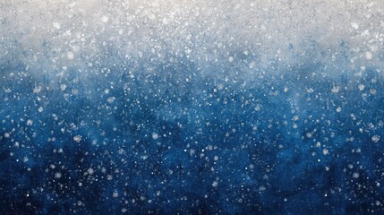 Poster - Subtle gradient from midnight blue to frosty white, with faint, glimmering snowflakes overlaying.