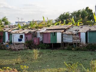 Canvas Print - Slum Madagaskar