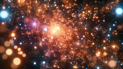 Poster - Digital visualization of a fearless AI system as layers of bright, interconnected nodes, creating a confident, complex network, 4k resolution
