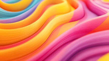 Aufkleber - Fun and cheerful abstract background with lively colors and whimsical patterns, creating an upbeat and humorous ambiance, 4k resolution