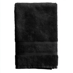 Wall Mural - Black Towel Isolated