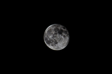 full moon close-up