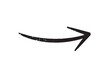 © Hosaen - hand-drawn arrow marker isolated PNG transparent. Hand-drawn brush stroke arrows on transparent background