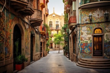  Spain street architecture cityscape.