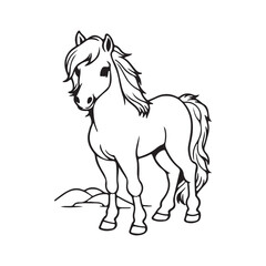 Horse Animal Drawing vector