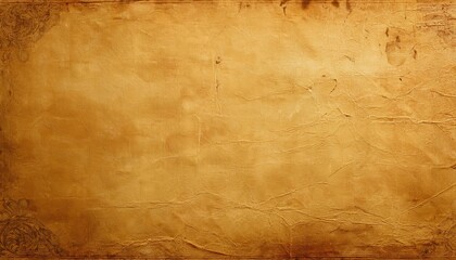 Poster - Weathered Vintage Parchment Texture with Cracks, Folds, and Stains, Ideal for Historical Document Design, Old Map Replicas, Antique Manuscript Concepts, or Rustic Backgrounds