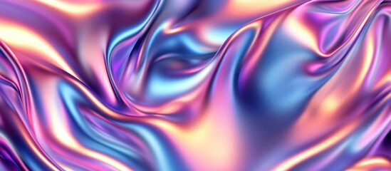 Wall Mural - abstract shape wallpaper iridescent background smooth.