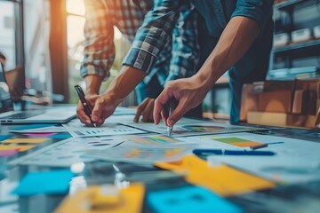 Fototapete - Collaborative Design Session