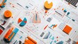 © Shamsher - Innovative ideas combined with statistical data visualizations, creating a dynamic concept that emphasizes the importance research, creativity, and market analysis