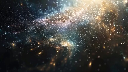stunning cosmic nebula, stars, dust, and galaxies creating a captivating starry night sky universe c