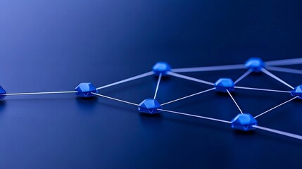 Poster - communication network abstract background - cg render