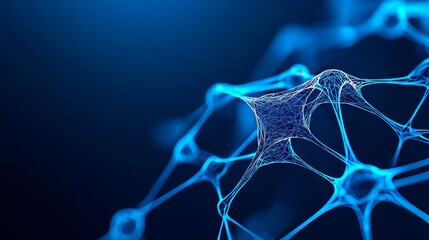 Poster - an abstract background to nanotechnology science, nanoparticle structure