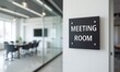 © junet - meeting room sign modern office interior minimalist design