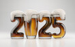 © Grafigator - 2025 shaped glasses filled with cold drinks with plain white background