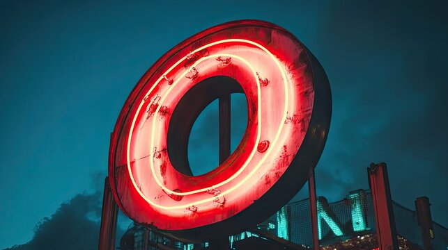 Neon letter 
