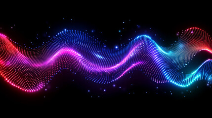 futuristic abstract image depicting digital data flows and binary code, representing technology, information processing, and advanced data systems