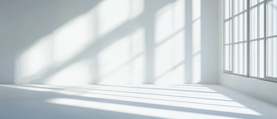 Poster - Explore the beauty of light reflections on a clean white background