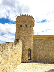 Ancient Shamakhi City-Fortress close-up in Azerbaijan - August 2024. 