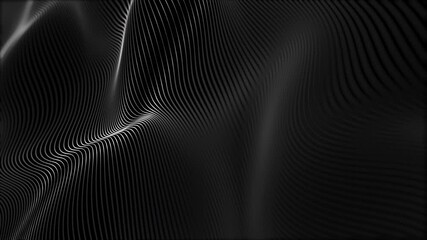 Aufkleber - A Stunning and Vibrant Abstract Background Seamless Loop Featuring Graceful Flowing Light Patterns