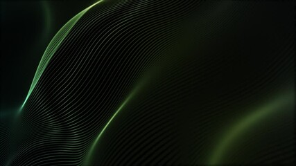 Poster - A Stunning and Vibrant Abstract Background Seamless Loop Featuring Graceful Flowing Light Patterns