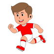© Ryan - Cartoon Boy Running Vector Illustration