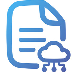 Sticker - cloud document