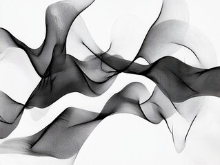 Poster - Elegant Abstract Black and White Design
