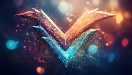 Poster - A vibrant logo design featuring overlapping colors, creating a dynamic visual effect.